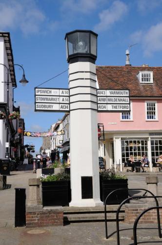 Pillar of Salt street sign, Angel Hilll,  Bury St Edmunds, Suffolk