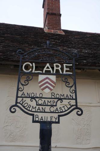 Clare sign, Clare, Suffolk