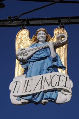 The Angel sign, Lavenham, Suffolk