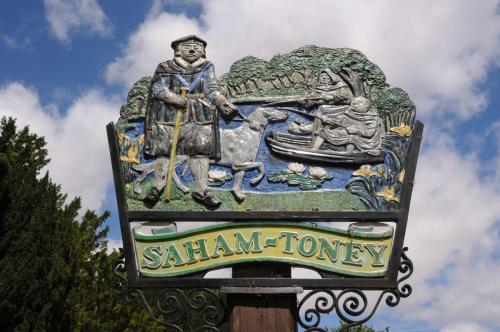Village sign, Saham Toney, Norfolk