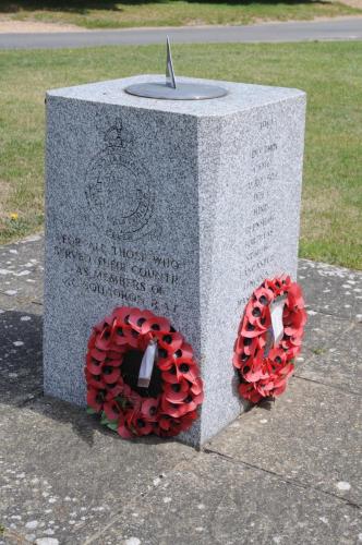 Memorial to XC Squadron RAF, Tuddenham St Mary, Suffolk